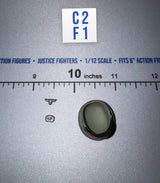 1/12 Scale WWII German Green Officer Cap with Insignia - Panzer Commander Otto Carius - DID XD80027