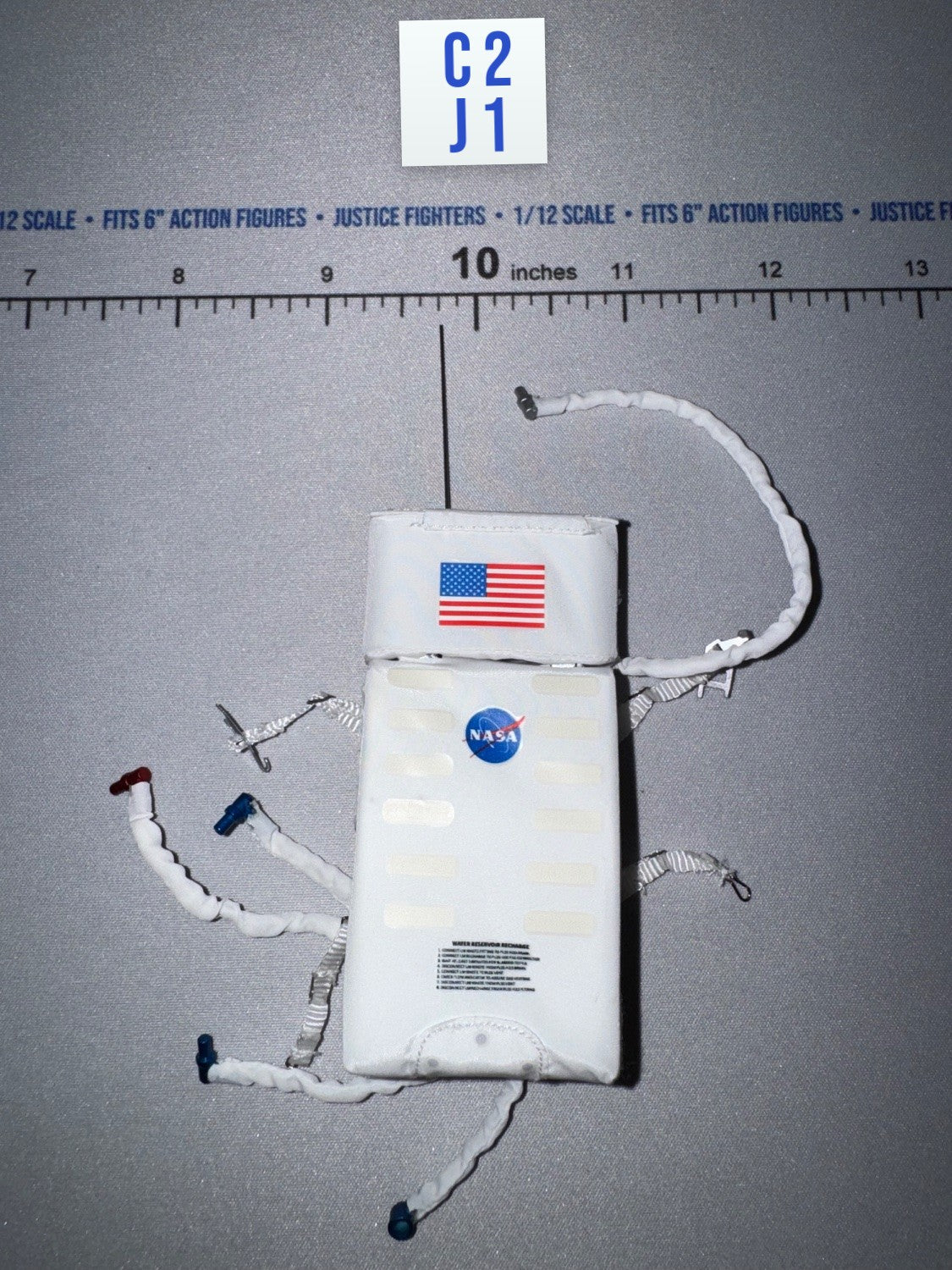 1/12 Scale Modern Era US Astronaut Backpack Life Support System - Apollo 11 Astronauts - Aldrin DiD XS80034