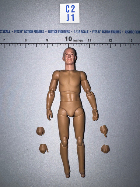 1/12 Scale Modern Era Nude Male Figure Body - Apollo 11 Astronauts - Aldrin DiD XS80034
