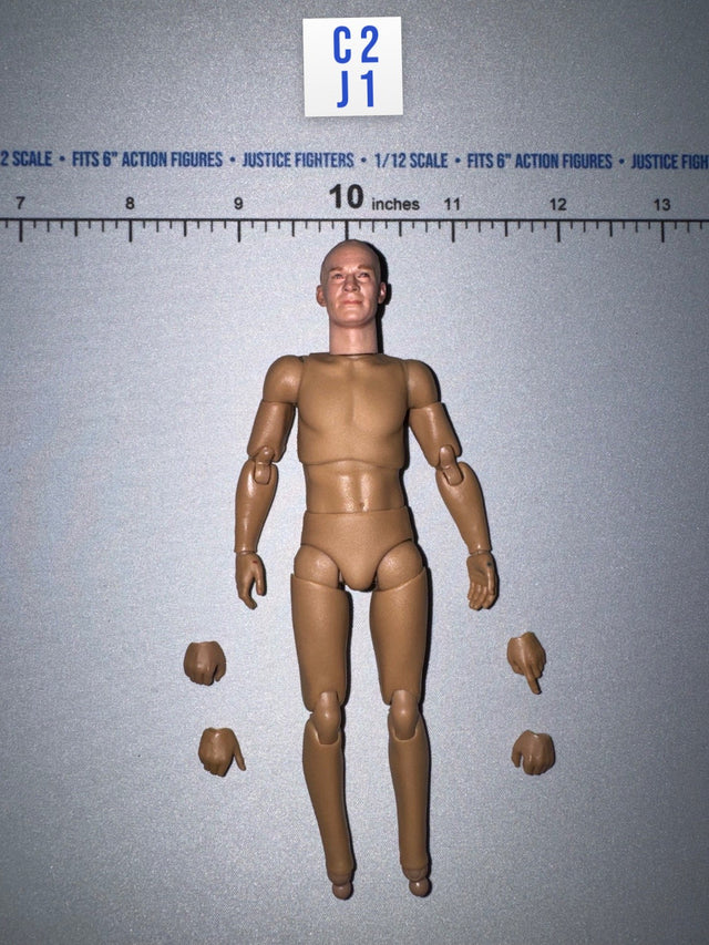1/12 Scale Modern Era Nude Male Figure Body - Apollo 11 Astronauts - Aldrin DiD XS80034