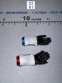 1/12 Scale Modern Era US Gloved Hands Pair with Cuffs - Collins - Apollo 11 Astronauts DiD XS80035