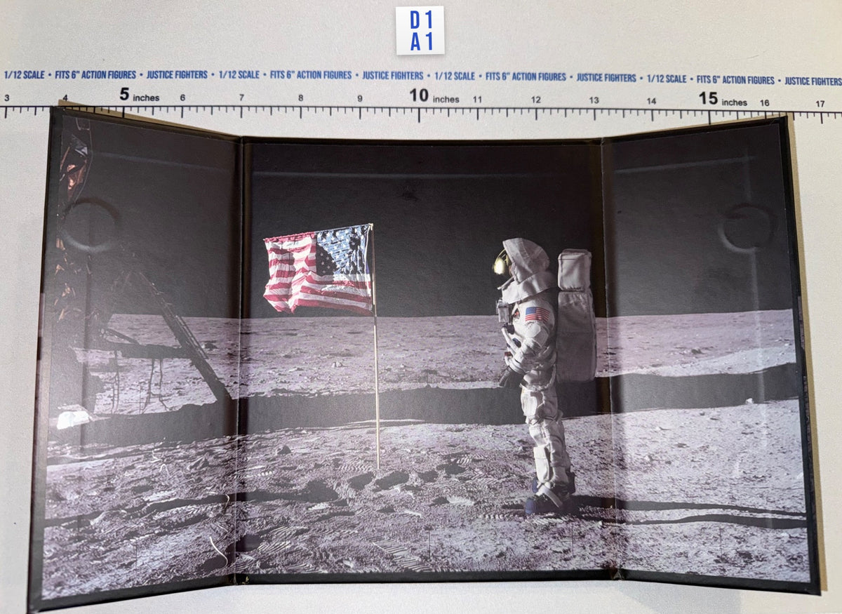 1/12 Scale Moon Landing Backdrop