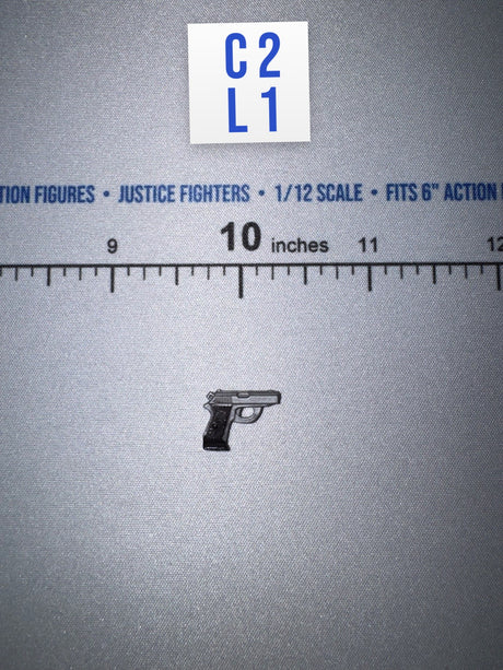 1/12 Scale Modern Era Semi-Automatic Pistol - Hasbro Indiana Jones Adventure Series