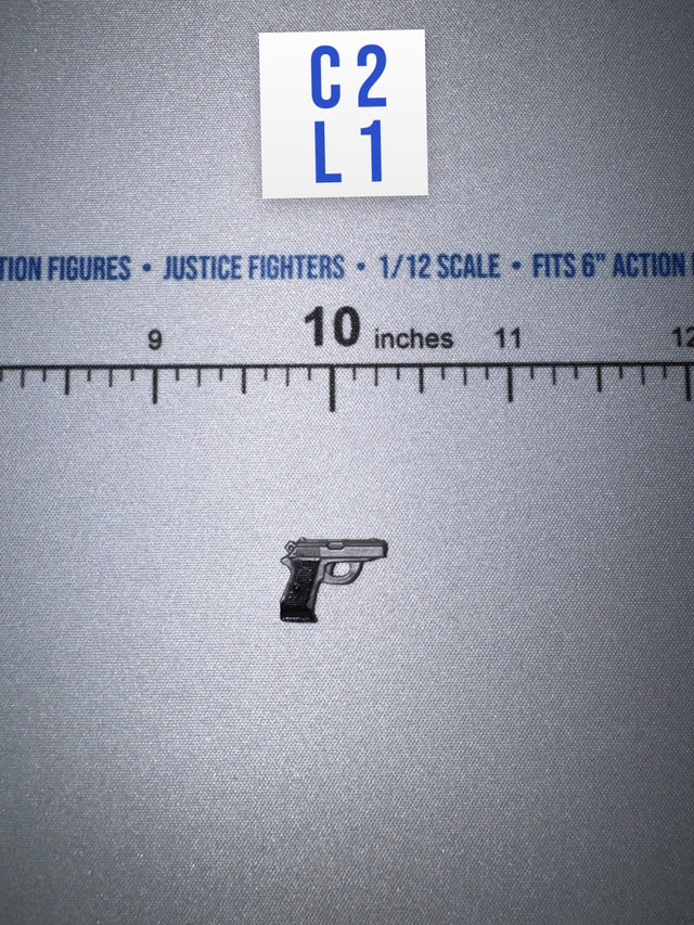 1/12 Scale Modern Era Semi-Automatic Pistol - Hasbro Indiana Jones Adventure Series
