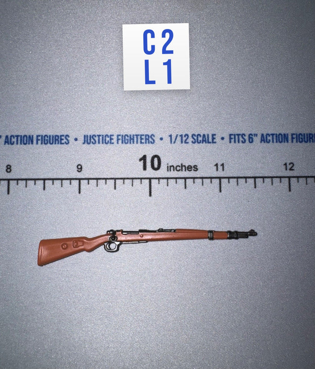 1/12 Scale WWII German Bolt-Action Rifle - Hasbro Indiana Jones Adventure Series