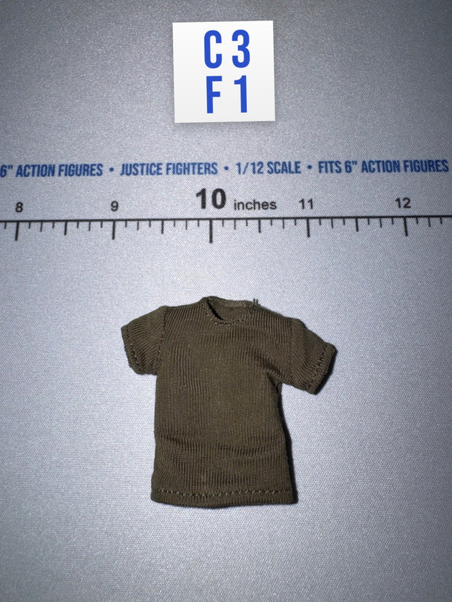 1/12 Scale WWII German T-Shirt - WWII US Ranger Private Jackson DiD XA80009
