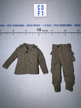1/12 Scale WWII German Military Uniform Set - WWII US Ranger Private Jackson DiD XA80009