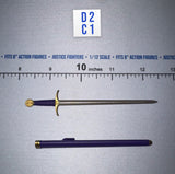 1/12 Scale Medieval Medieval Sword with Scabbard - Sir Valgard 2 - Mythic Legions Four Horsemen Four Horsemen