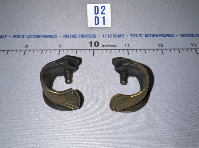 1/12 Scale Modern Era Knee Pads Pair - Scaphoid 2 - Four Horsemen Mythic Legions: Legacies of Mythoss