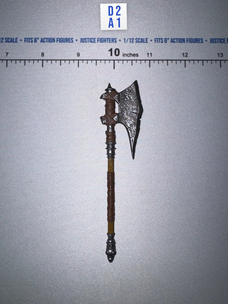 1/12 Scale Medieval Fantasy Fantasy Battle Axe - Urzokk 2 - Mythic Legions Four Horsemen
