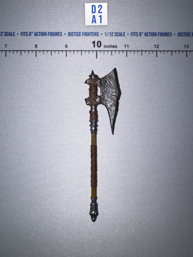 1/12 Scale Medieval Fantasy Fantasy Battle Axe - Urzokk 2 - Mythic Legions Four Horsemen