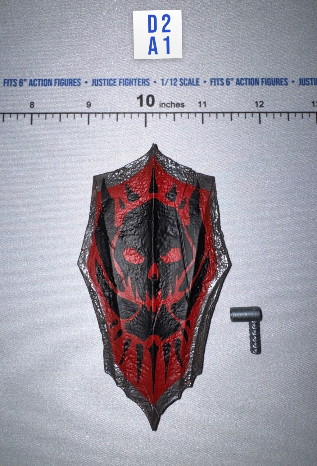 1/12 Scale Medieval Fantasy Fantasy Shield - Urzokk 2 - Mythic Legions Four Horsemen