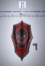 1/12 Scale Medieval Fantasy Fantasy Shield - Urzokk 2 - Mythic Legions Four Horsemen