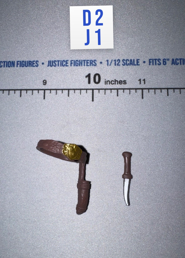 1/12 Scale Medieval Belt with Buckle and Dagger - Forge - Dungeons and Dragons Honor Among Thieves- Hasbro