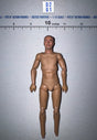 1/12 Scale WWII German Nude Male Figure Body - WWII German SS Honor Guard Archard - DID 3R TG80005