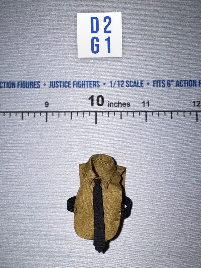 1/12 Scale Modern Era Dress Shirt with Tie - WWII German SS Honor Guard Archard - DID 3R TG80005