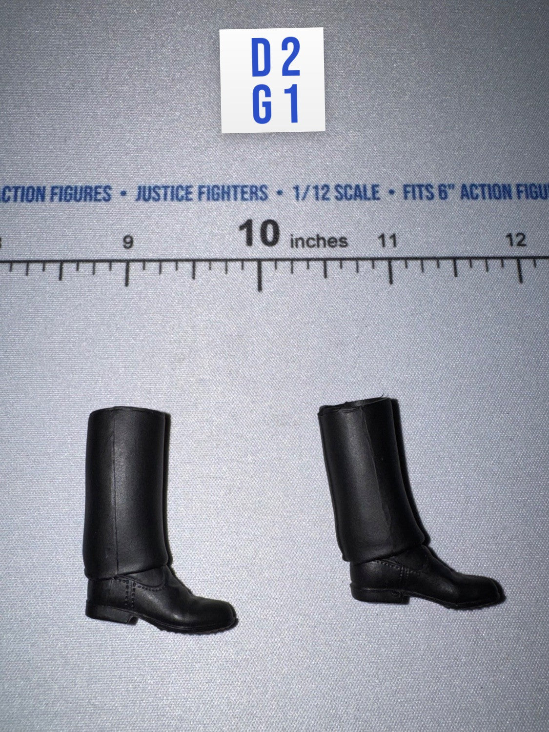 1/12 Scale WWII German Jackboots Pair - WWII German SS Honor Guard Archard - DID 3R TG80005