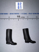 1/12 Scale WWII German Jackboots Pair - WWII German SS Honor Guard Archard - DID 3R TG80005