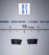 1/12 Scale WWII German Ammunition Pouches - WWII German SS Honor Guard Archard - DID 3R TG80005