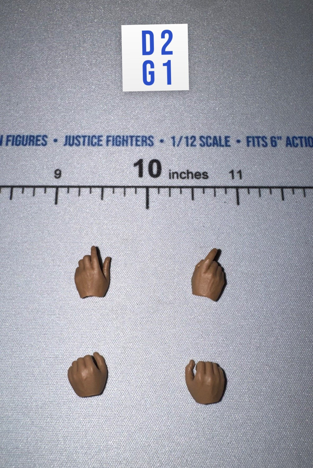 1/12 Scale WWII German Pointing Hands Set - WWII German SS Honor Guard Archard - DID 3R TG80005