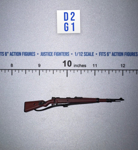 1/12 Scale WWII German Bolt-Action Rifle with Sling - WWII German SS Honor Guard Archard - DID 3R TG80005
