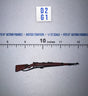 1/12 Scale WWII German Bolt-Action Rifle with Sling - WWII German SS Honor Guard Archard - DID 3R TG80005