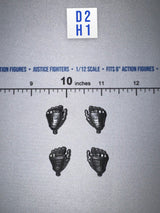 1/12 Scale Medieval Armored Gauntlets Set - Otho 2 - Mythic Legions Four Horsemen
