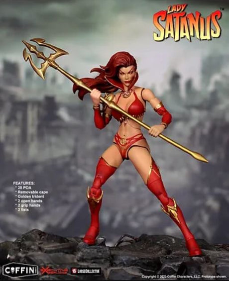 1/12 Scale Executive Replicas LADY SATANUS 6in Action Figure - NIB Executive Replicas ER-LC-LS