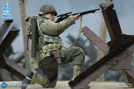 1/12 Scale Palm Hero Series WWII US 2nd Ranger Battalion Series 2 – Private Jackson - NIB DID XA80009