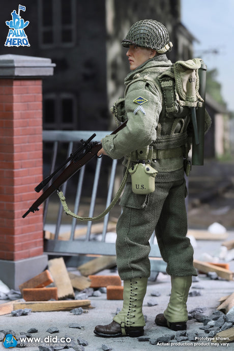 1/12 Scale Palm Hero Series WWII US 2nd Ranger Battalion Series 2 – Private Jackson - NIB DID XA80009