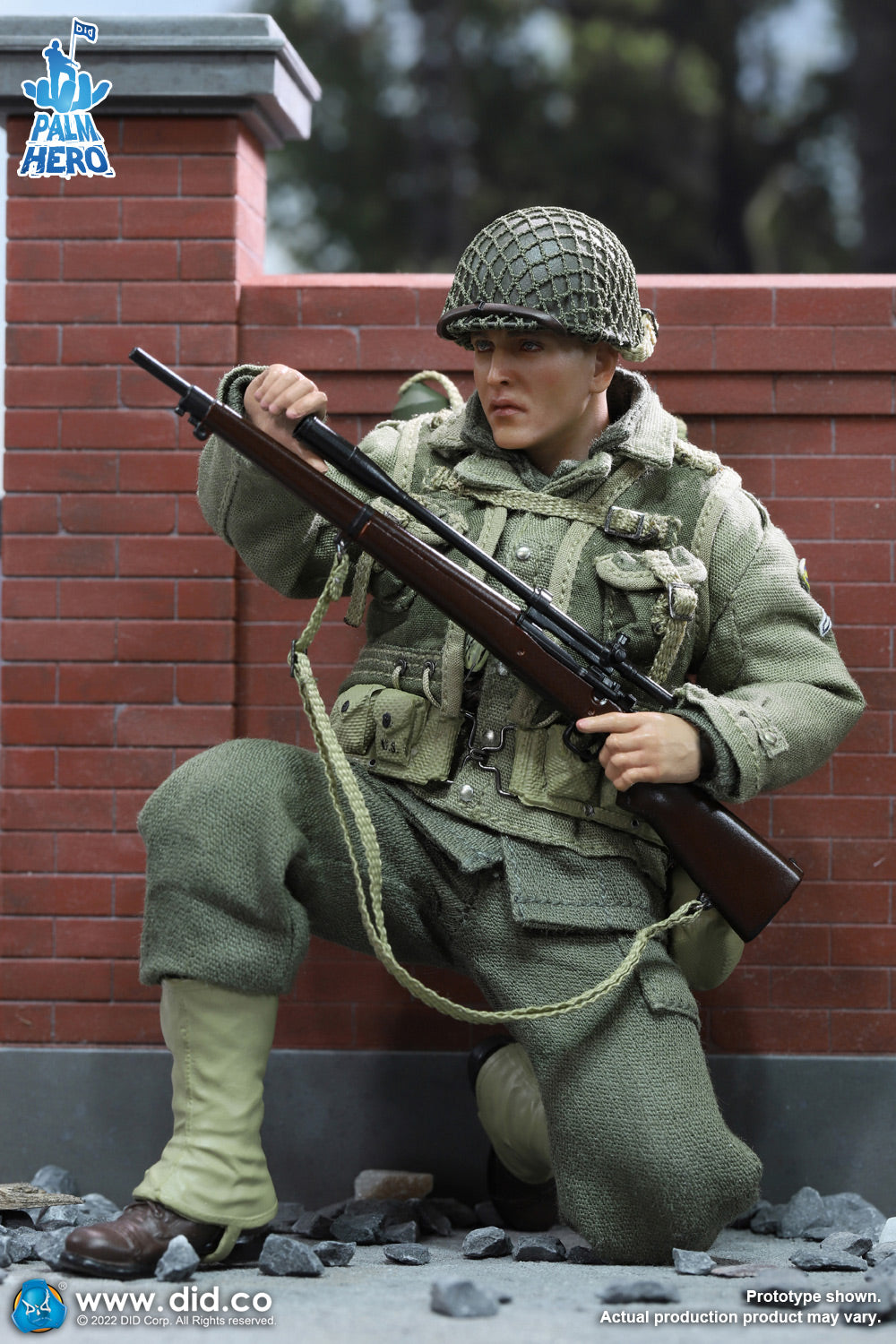 1/12 Scale Palm Hero Series WWII US 2nd Ranger Battalion Series 2 – Private Jackson - NIB DID XA80009