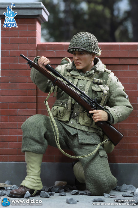 1/12 Scale Palm Hero Series WWII US 2nd Ranger Battalion Series 2 – Private Jackson - NIB DID XA80009