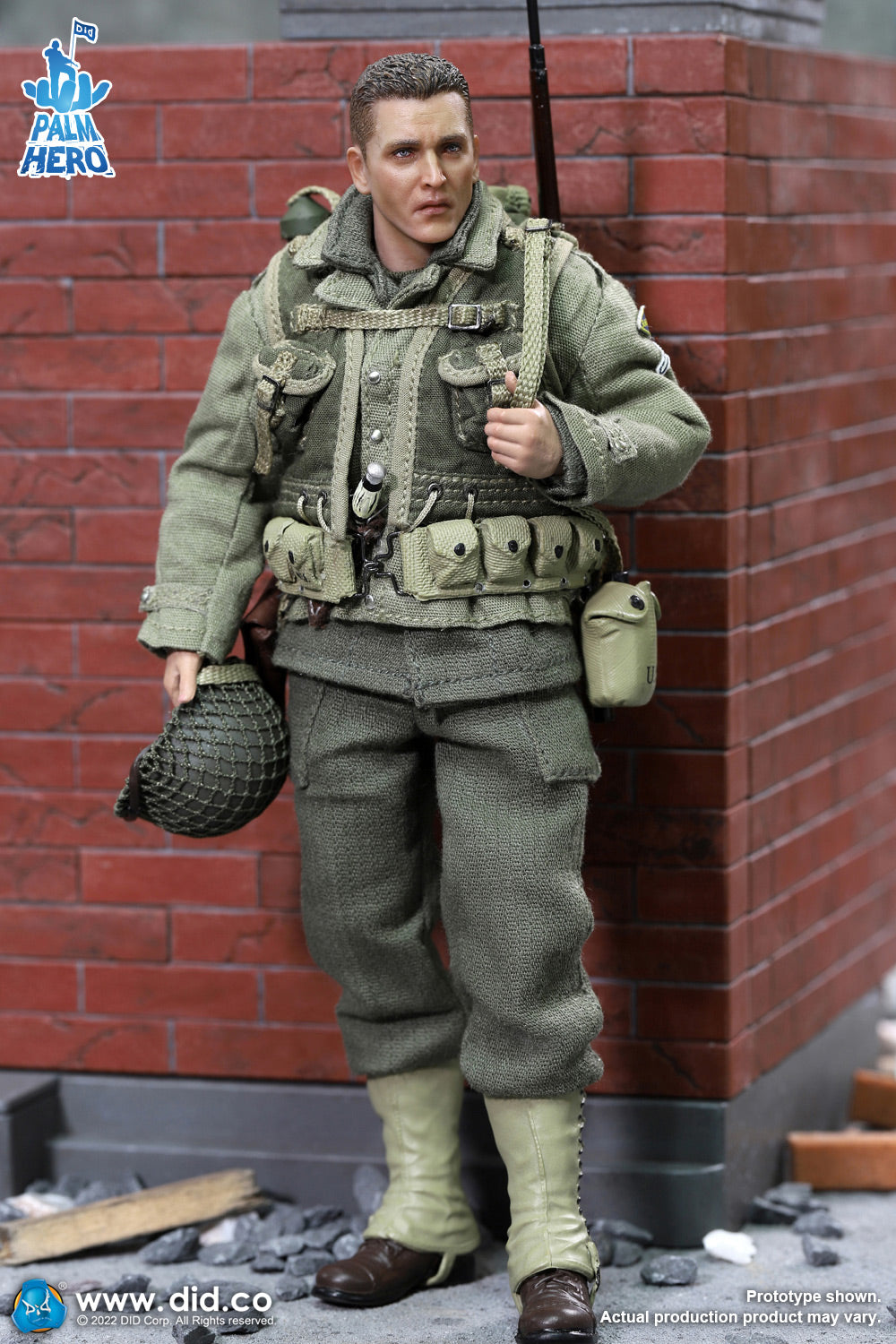 1/12 Scale Palm Hero Series WWII US 2nd Ranger Battalion Series 2 – Private Jackson - NIB DID XA80009