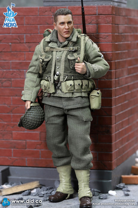 1/12 Scale Palm Hero Series WWII US 2nd Ranger Battalion Series 2 – Private Jackson - NIB DID XA80009