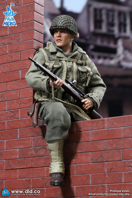 1/12 Scale Palm Hero Series WWII US 2nd Ranger Battalion Series 2 – Private Jackson - NIB DID XA80009