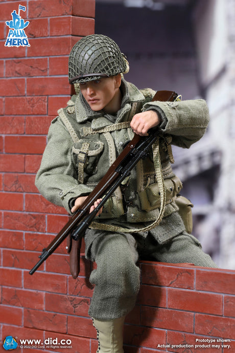 1/12 Scale Palm Hero Series WWII US 2nd Ranger Battalion Series 2 – Private Jackson - NIB DID XA80009