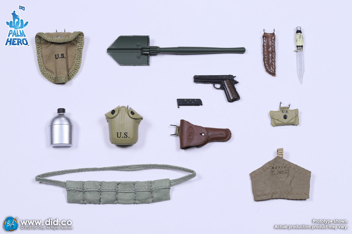 1/12 Scale Palm Hero Series WWII US 2nd Ranger Battalion Series 2 – Private Jackson - NIB DID XA80009