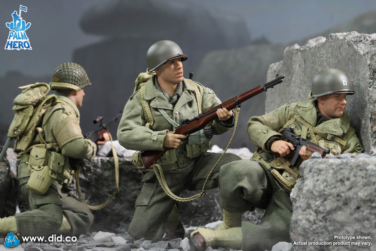 1/12 Scale Palm Hero Series WWII US 2nd Ranger Battalion Series 3 – Private Caparzo - NIB DID XA80011