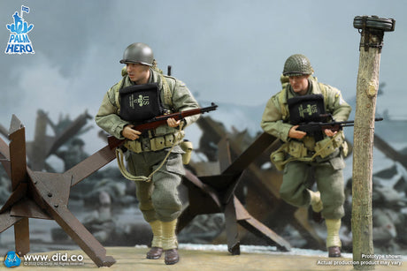 1/12 Scale Palm Hero Series WWII US 2nd Ranger Battalion Series 3 – Private Caparzo - NIB DID XA80011
