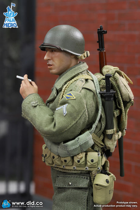 1/12 Scale Palm Hero Series WWII US 2nd Ranger Battalion Series 3 – Private Caparzo - NIB DID XA80011