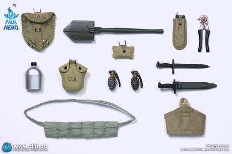 1/12 Scale Palm Hero Series WWII US 2nd Ranger Battalion Series 3 – Private Caparzo - NIB DID XA80011
