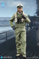 1/12 Scale  WWII German U-Boat Commander - Lehmann - NIB DID XD80026 Palm Hero Series