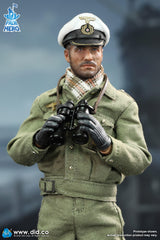 1/12 Scale  WWII German U-Boat Commander - Lehmann - NIB DID XD80026 Palm Hero Series