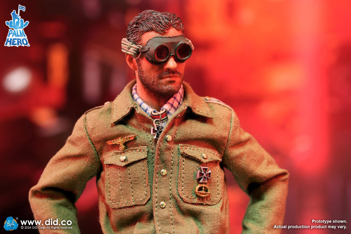 1/12 Scale  WWII German U-Boat Commander - Lehmann - NIB DID XD80026 Palm Hero Series