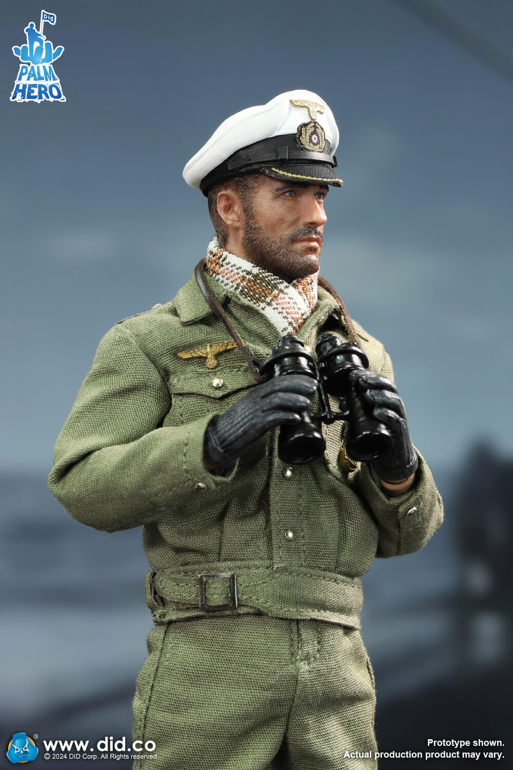 1/12 Scale  WWII German U-Boat Commander - Lehmann - NIB DID XD80026 Palm Hero Series