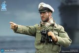 1/12 Scale  WWII German U-Boat Commander - Lehmann - NIB DID XD80026 Palm Hero Series