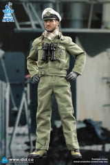 1/12 Scale  WWII German U-Boat Commander - Lehmann - NIB DID XD80026 Palm Hero Series