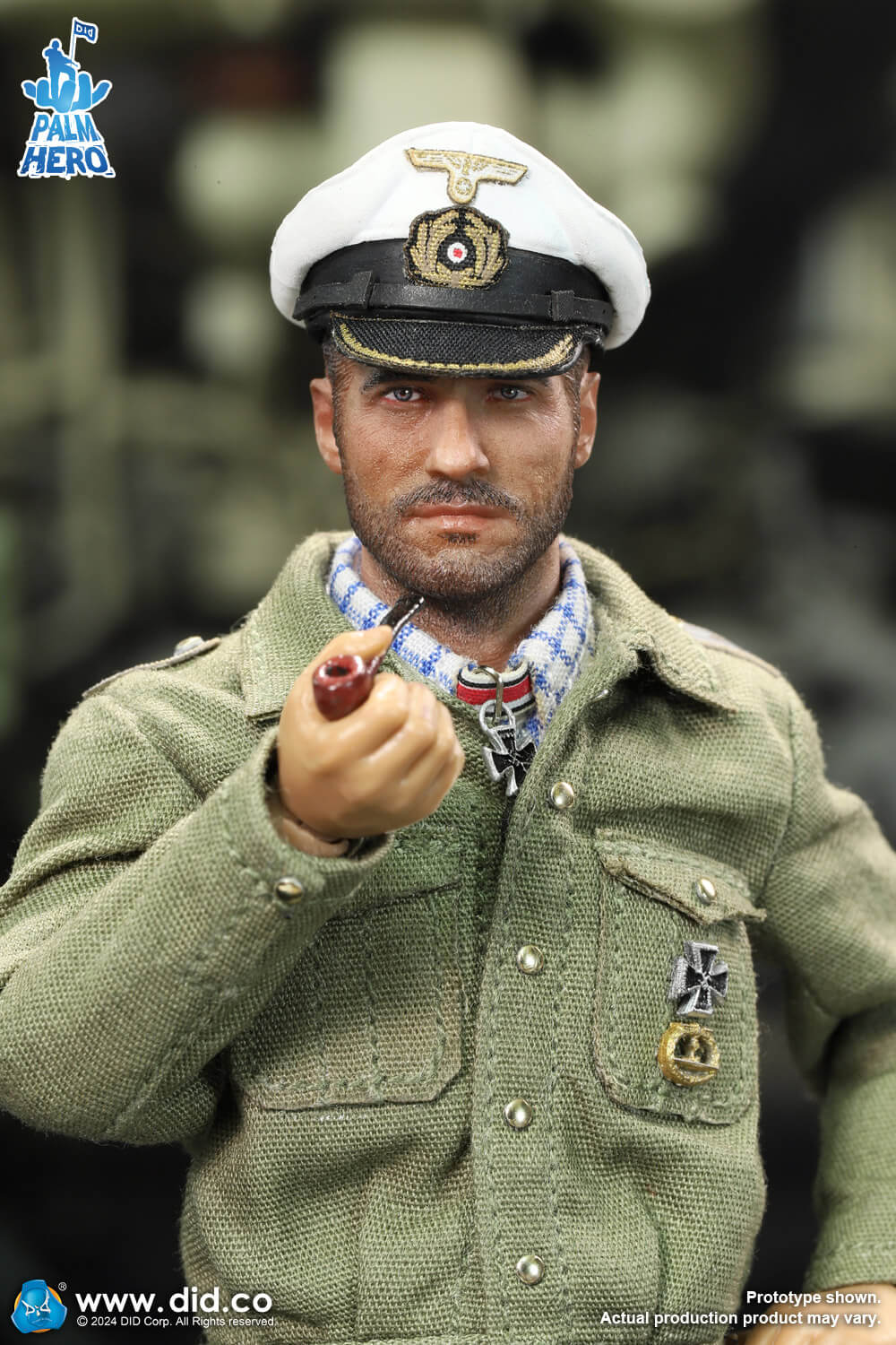 1/12 Scale  WWII German U-Boat Commander - Lehmann - NIB DID XD80026 Palm Hero Series