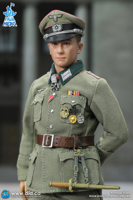 1/12 Scale WWII German Panzer Commander - Otto Carius - NIB DID XD80027