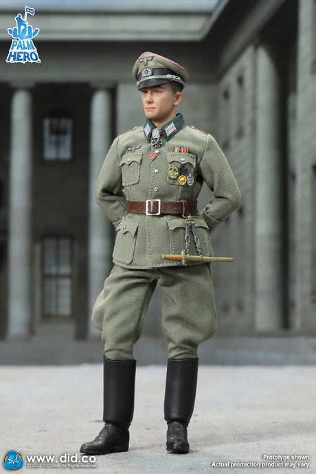 1/12 Scale WWII German Panzer Commander - Otto Carius - NIB DID XD80027